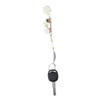 Llavero llavero cadena teléfono encanto Mini correa de teléfono inteligente flor rosa correa de teléfono flor cordones de teléfono flor colgante de teléfono - details 4