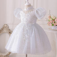 Vestido de princesa para niña, lujoso vestido de fiesta de cumpleaños para bebé, actuación de Piano de alta gama, flor, boda - details 13