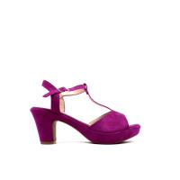Calzados Soraia, Sandalia Cruzada de Antelina, Tacon con Plataforma, Sandalia Mujer Elegante - details 11