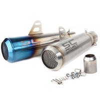 Escape de Silenciador de Motocicleta RESPRACE Universal Tubo de Escape Redondo para Yamaha - details 7