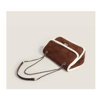 Bolso de lana de invierno, bolso de lana de cordero de otoño e invierno, nuevo bolso bandolera de felpa para mujer, versátil, de gran capacidad para invierno. - details 12