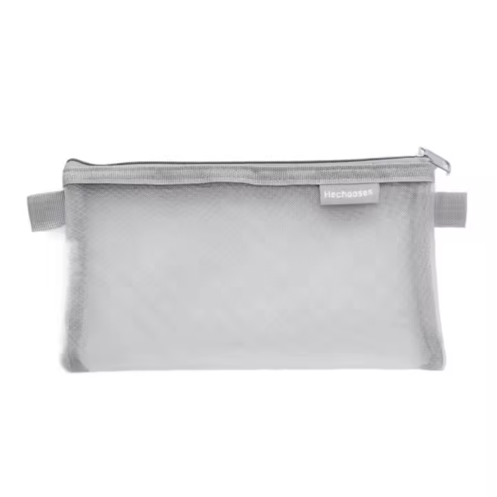 Monedero de malla de Color sólido, bolsa de almacenamiento para cambio, lápiz labial, bolsa de cosméticos, Mini monedero, bolsa de almacenamiento de cables de datos - 1