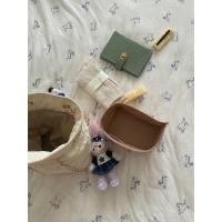 Bolso De Cadena De Rombos De Tela De Nailon, Bolso De Paquete De Crema Acolchado, Bolso De Cubo Pequeño. - details 11