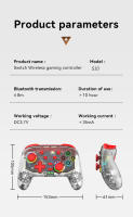 BLUEKAKA Gamepad Inalámbrico Bluetooth Controlador para Nintendo Switch Función de Despierta - details 12