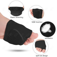 Medias plantillas de Gel de silicona para el antepié, almohadillas para aliviar el dolor de los zapatos, almohadillas para el pie, almohadillas para el Corrector de Hallux Valgus - details 17
