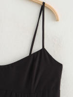 Vestido de Playa Maxi de Moda para Mujeres OUWU Sexy Vestido Halter con Volantes y Encaje - details 5