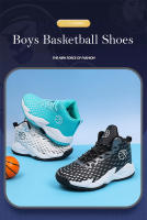 Zapatos de baloncesto de marca para niños, zapatillas de deporte antideslizantes para niños, zapatos de cesta para entrenador, zapatos deportivos cómodos para exteriores para niños - details 2