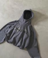 Vintage gótico sudadera con capucha de los hombres Nueva tendencia de la calle alta de América Y2k Harajuku suéter flojo casual de los hombres - details 8