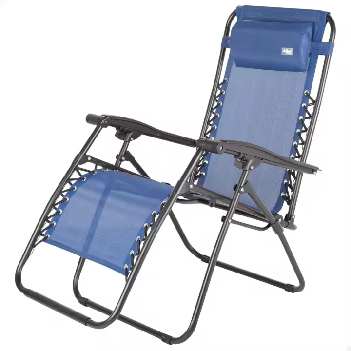 Playa Plegable antivuelco, Peso máximo soportado 150Kg., Estable y Resistente, Reclinable con Ajuste posición, Medidas pos. 52x73x106 cm, Medidas pos. tumba (61080) - 1