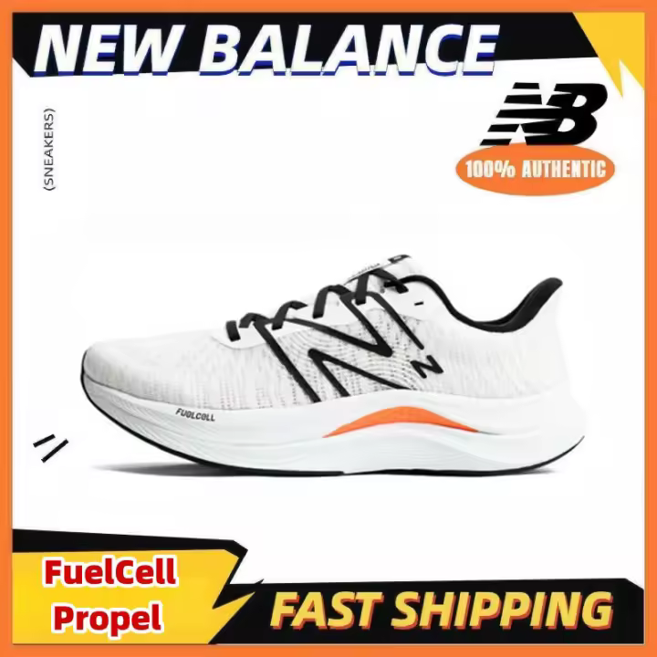 (Original) Zapatillas deportivas oficiales FuelCell Propel "Blanco" MFCPRLW4 Garantía 1 año apliques LETEN - 1