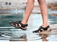 Nuevo Sandalias deportivas grandes de cuero para hombre, verano 2022 - details 4