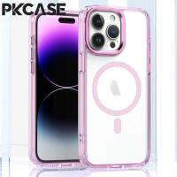 Funda Transparente de Alta Resistencia Pkcase para iPhone Cubierta Magnética Clara para iPhone 16, 15, 14 Plus, 13, 12, 11 Pro Max - details 6