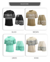 Conjunto Deportivo de Verano 2025 Camiseta de Manga Corta y Shorts Material de Poliéster - details 5