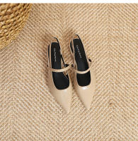 Zapatos planos con correa puntiaguda simples y versátiles - details 26
