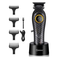 Hatteker-Motor sin escobillas de 8000RPM, cortadora de pelo profesional, cargador Base, pantalla LED, cortadora de pelo, Máquina para cortar cabello para hombres para el hogar - details 3