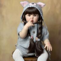 BZDOLL-Muñeca Reborn realista de silicona suave para niña, bebé de 60cm y 24 pulgadas, regalo de Navidad encantador - details 0