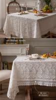 Mantel de banquete ENCE de lujo, funda blanca americana bordada para salón y dormitorio - details 7