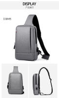 Bolso Cruzado de Tela Oxford Bolso en Pecho para Hombres Bolso Bandolera - details 11