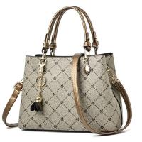 Bolso decorativo estampado a la moda, bandolera de hombro elegante de mediana edad con temperamento retro, mochila de lujo de alta gama - details 3
