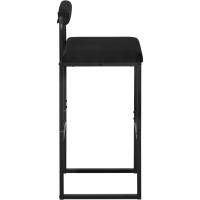 Taburetes de Cocina Altos con Resalto 2X Taburetes Cuadrados con Asiento de Terciopelo - details 7