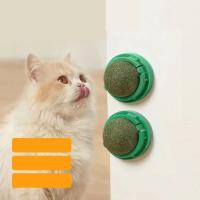 Bola de Pared de Catnip Juguete Rasador Natural para Gatos Snack Saludable para Promover la Digestión Suministros para Mascotas - details 1
