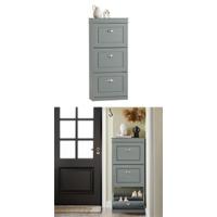 Banco Zapatero Organizador para Zapatos con 1 Solapa Gris 75 x 24 x 51 cm FSR82-L-HG ES - details 8