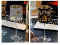 Copa de vino de alto valor, delicada uva romántica nórdica, copa de champán, revestimiento galvanizado - details 16