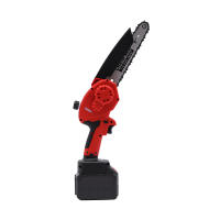 Mini motosierra sin escobillas, motosierra eléctrica inalámbrica de 8 pulgadas con batería y cargador rápido incluido - details 0