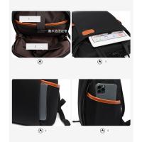 Mochila De trabajo simple para mujer, bolso de mano para ordenador portátil, mochila de hombro ligera informal, mochila de viaje de gran capacidad con cinturón de equipaje - details 11