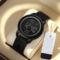 Reloj Digital de Lujo para Hombres Automático, Correa de Cuero, Impermeable, Luminoso, Deportivo Militar - details 3