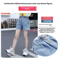 Pantalones Cortos para Niñas en Verano Estilo Extranjero, Delgado, Medio y Grande, Para Niños y Niñas - details 2