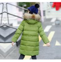 Chaqueta de Abrigo para Niñas Invernal 2025 Cálida, Gruesa, Capucha de Piel Sintética, Abrigo de Exterior para Adolescentes 2-12 Años - details 9