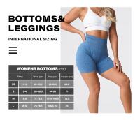 Pantalones Cortos de Gimnasia para Mujer NVGTN Scrunch Sin Costuras de Spandex Elásticos Transpirables con Efecto Levantador de Cintura para Deportes de Ocio y Correr - details 0