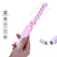 Masajeador de próstata, vibrador de punto G, Juguetes sexuales para hombres, mujeres, parejas, tapón Anal, cuentas, consolador para masturbación - details 2