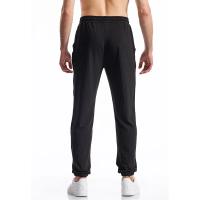 Pit rayé Design tissu hommes pantalons de Sport décontractés pantalons de Sport de gimnastique hommes survêtement pantalons de survêtement course entraînement Jogging pantalons longs - details 12