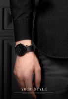 Reloj de Litio Japonés de Alta Gama Reloj de Mesa Negro para Hombres Automático - details 2