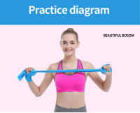 Bandas de resistencia deportivas para Yoga, entrenamiento de Pilates, ejercicio físico, gimnasio en casa, banda elástica, accesorios de Yoga de látex de caucho Natural - details 6