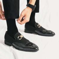 Zapatos de cuero Oxford para hombre, novedad de 2025, italianos - details 15