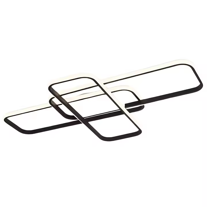 Goeco Lámpara LED rectangular de aluminio con Control remoto Iluminación constante de 44W - 1