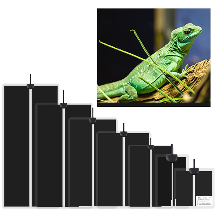 Alfombrilla de calor para Reptiles de 5-45W, terrario para escalada de mascotas, almohadillas cálidas para calentar, controlador de temperatura ajustable, alfombrillas, suministros para Reptiles, 1 ud.
