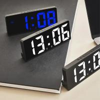 Reloj electrónico Digital LED con retroiluminación, despertador de gran número, calendario de temperatura, mesita de noche - details 4