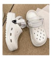 Zapatos Unisex de EVA con Agujeros, Pantuflas de Suela Gruesa Elevada, Pantuflas Casuales Simples para Exteriores - details 10