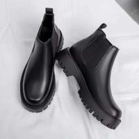 Botines de cuero PU de alta calidad para hombre, talla grande, para banquete de boda, Oxford, otoño e invierno, tallas 38-44 - details 8