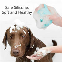 Cepillo de Aseo para Mascotas Perro y Gato con Silicona Fregona de Baño y Masaje para Limpieza de Patas Herramienta de Limpieza con Jabón y Champú - details 5