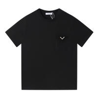 Las mejores camisas casuales básicas de moda de verano, camisetas holgadas de algodón puro para hombres y nuevas camisas de manga corta para parejas con estampados de logotipos en la parte delantera. - details 0