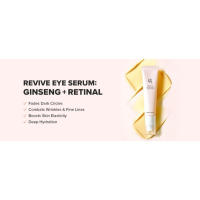 Revive Eye Serum Ginseng + Retinal  combat fine lines boost skin elasticity deep hydration