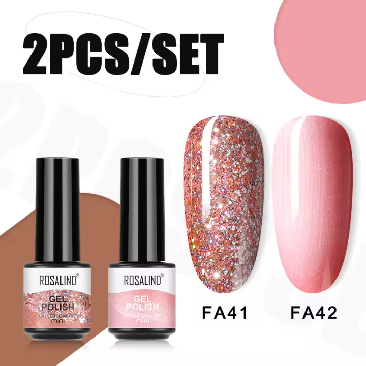 Rosalind-Conjunto de esmaltes de uñas en Gel, set de esmaltes de Base para manicura, de titanio y puro, 2/4 piezas - 1