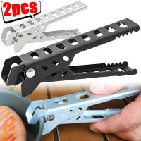 Abrazadera de sartén antiescaldaduras para acampar y senderismo, pinza para tazón, clip para olla al aire libre, accesorios de vajilla para picnic, utensilios de cocina para barbacoa y acampada - details 0