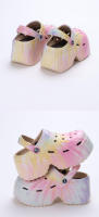 Sandalias de Tacón Alto de 9cm Punta Cerrada Suela Gruesa Diseño de Leopardo - details 31