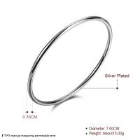 Andara Brazalete de Plata Esterlina Pulsera Suave para Mujeres Joyería de Moda Regalo Ideal - details 0